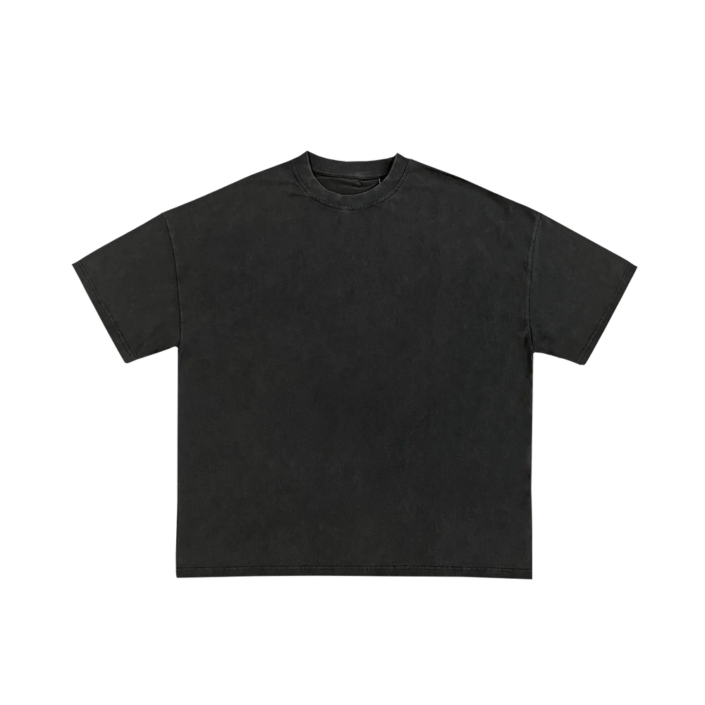 Boxy Black Hoodie